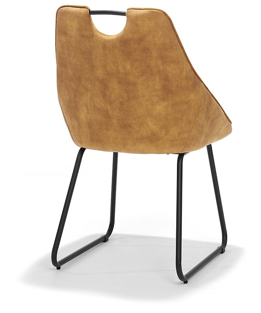 Eetkamerstoel Simon – Velvet – Geruit patroon