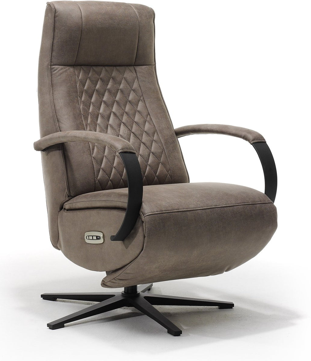 Relaxfauteuil Enzo – Micro Leder – Met Accu – 360° Draaibaar