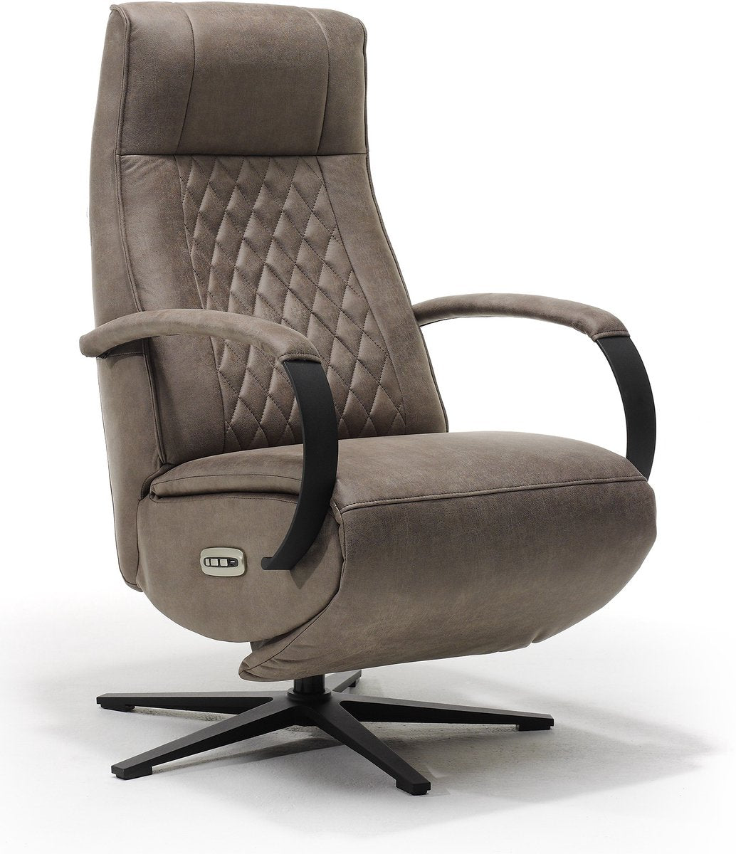 Relaxfauteuil Enzo – Micro Leder – Met Accu – 360° Draaibaar