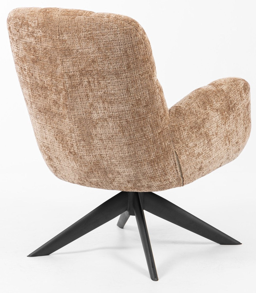 Fauteuil Lina - Cremona stof - 360 graden draaibaar