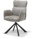 Eetkamerstoel Sophie – 360° draaibaar – Auto return – Stof