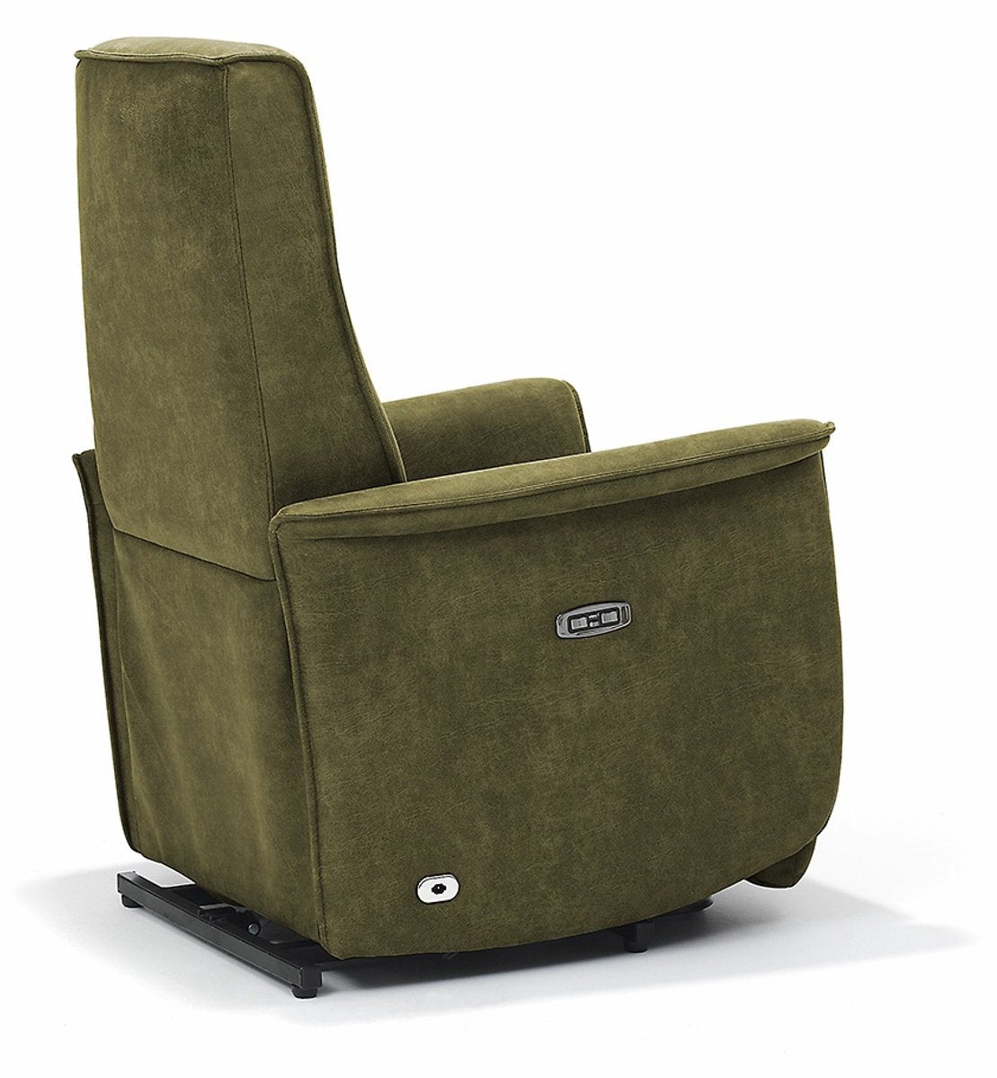 Opsta fauteuil Jens – Microleder – Met accu – 2 Motoren