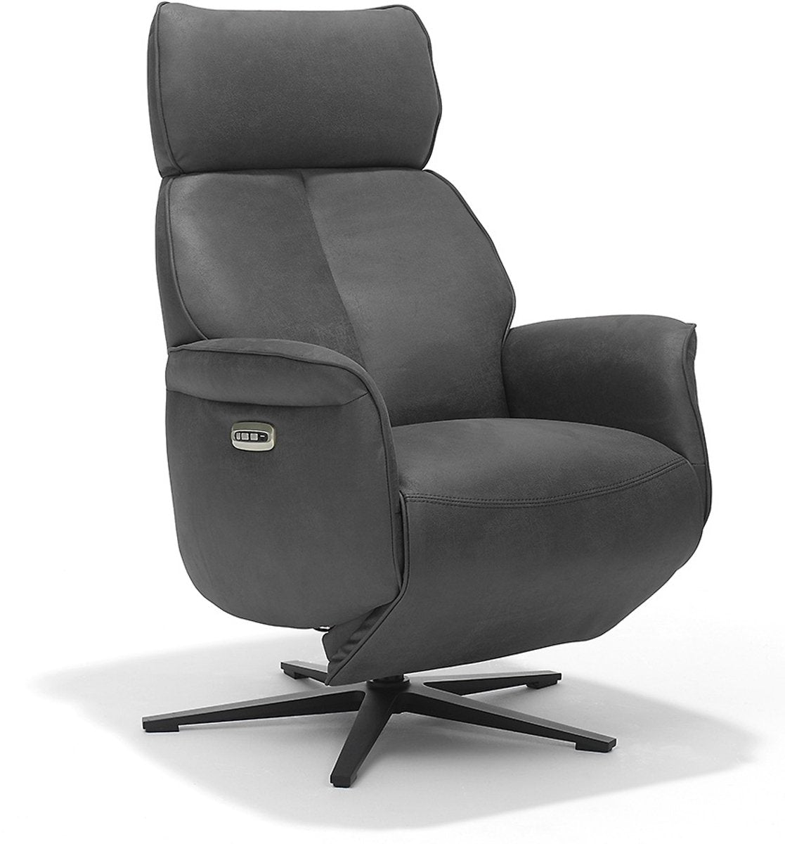 Relaxfauteuil Luuk – Micro Leder – Met Accu – 360° Draaibaar