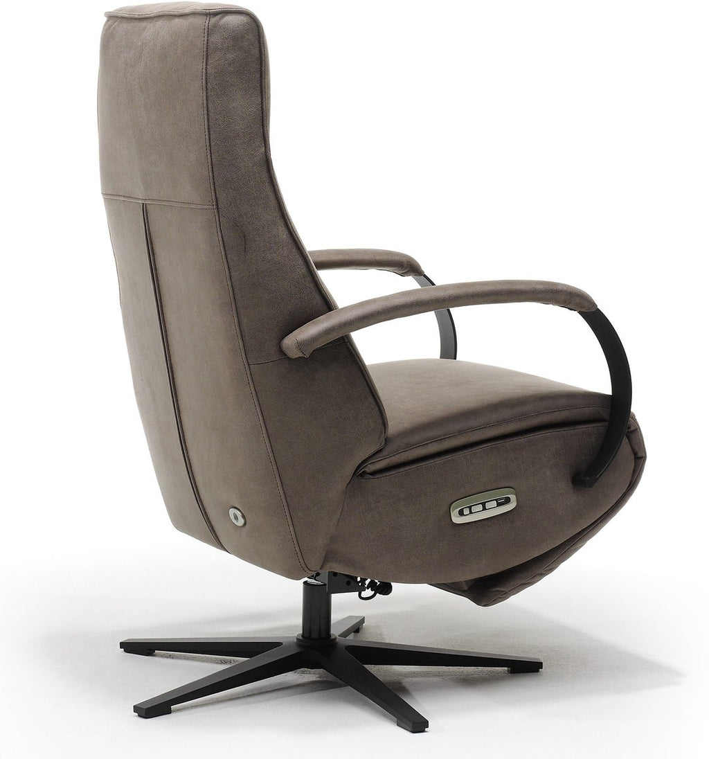 Relaxfauteuil Enzo – Micro Leder – Met Accu – 360° Draaibaar