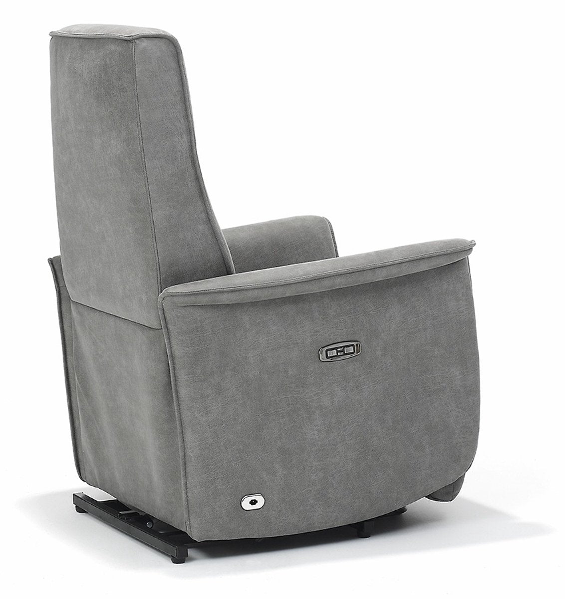 Opsta fauteuil Jens – Microleder – Met accu – 2 Motoren