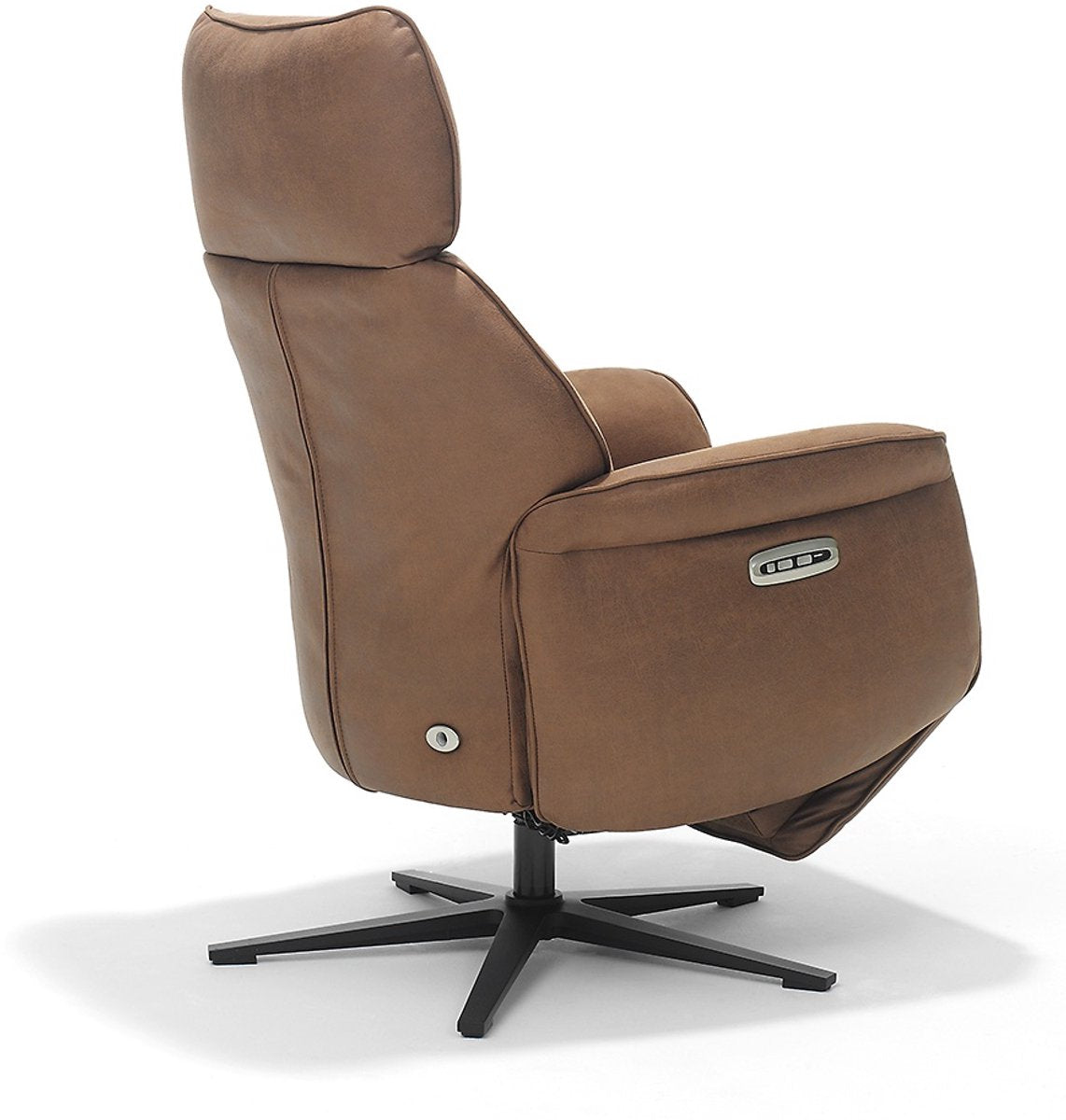 Relaxfauteuil Luuk – Micro Leder – Met Accu – 360° Draaibaar