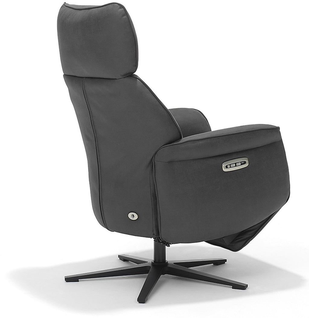 Relaxfauteuil Luuk – Micro Leder – Met Accu – 360° Draaibaar