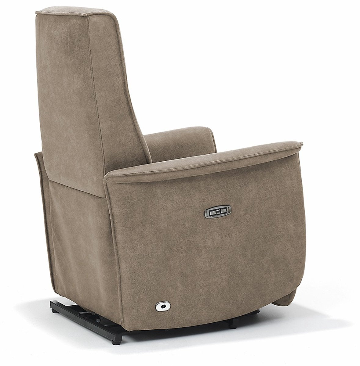 Opsta fauteuil Jens – Microleder – Met accu – 2 Motoren