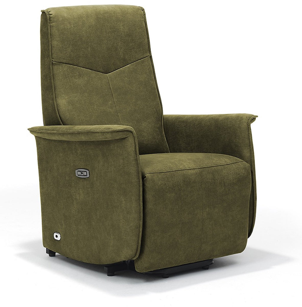 Opsta fauteuil Jens – Microleder – Met accu – 2 Motoren