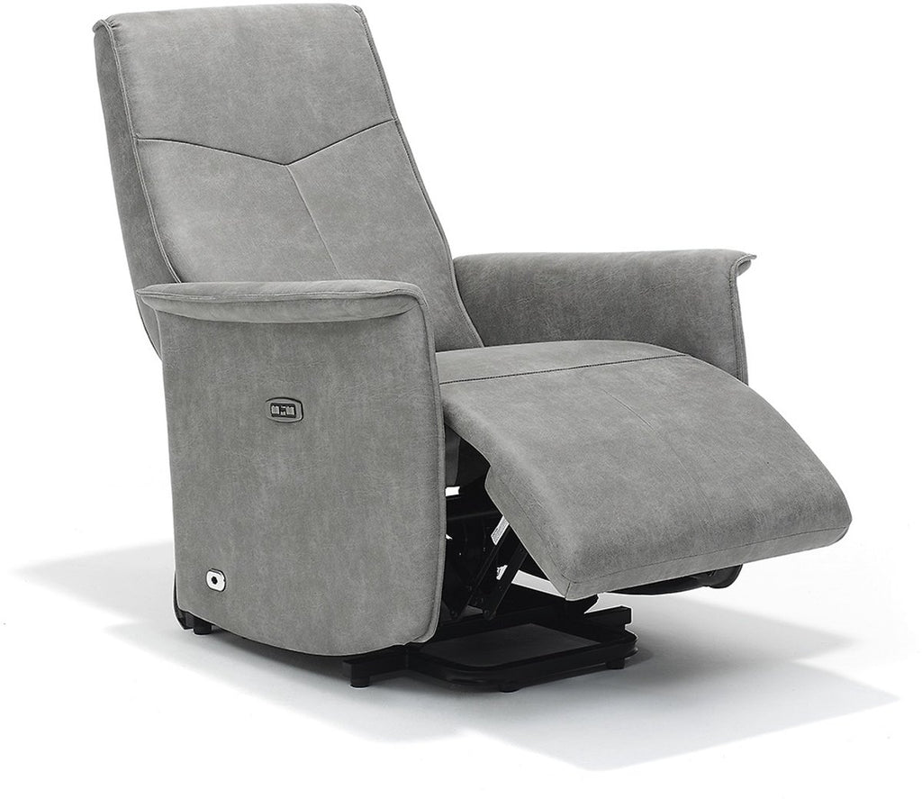 Opsta fauteuil Jens – Microleder – Met accu – 2 Motoren