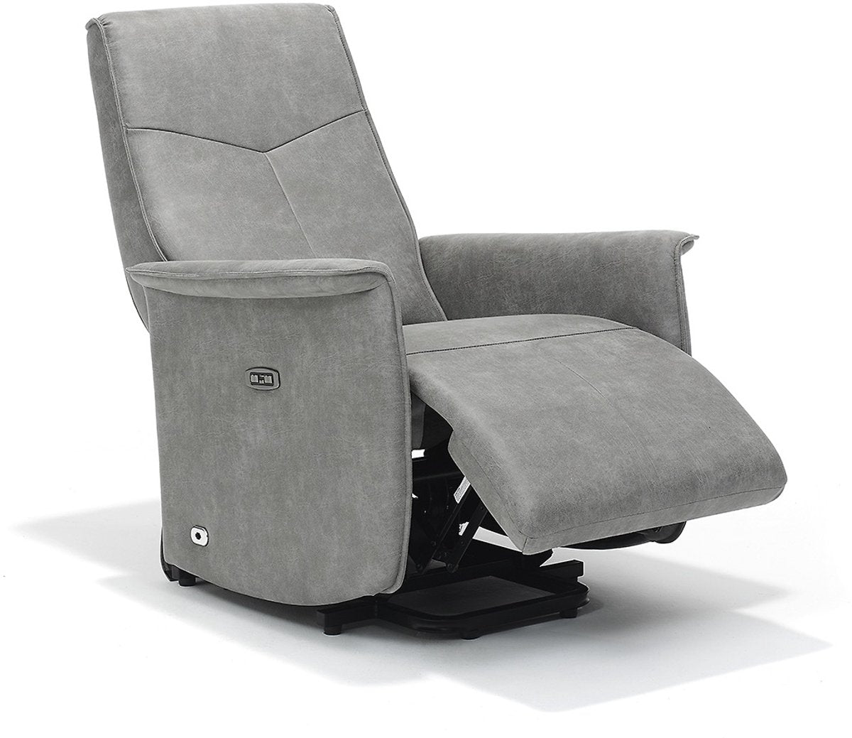 Opsta fauteuil Jens – Microleder – Met accu – 2 Motoren