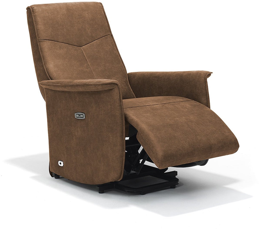 Opsta fauteuil Jens – Microleder – Met accu – 2 Motoren