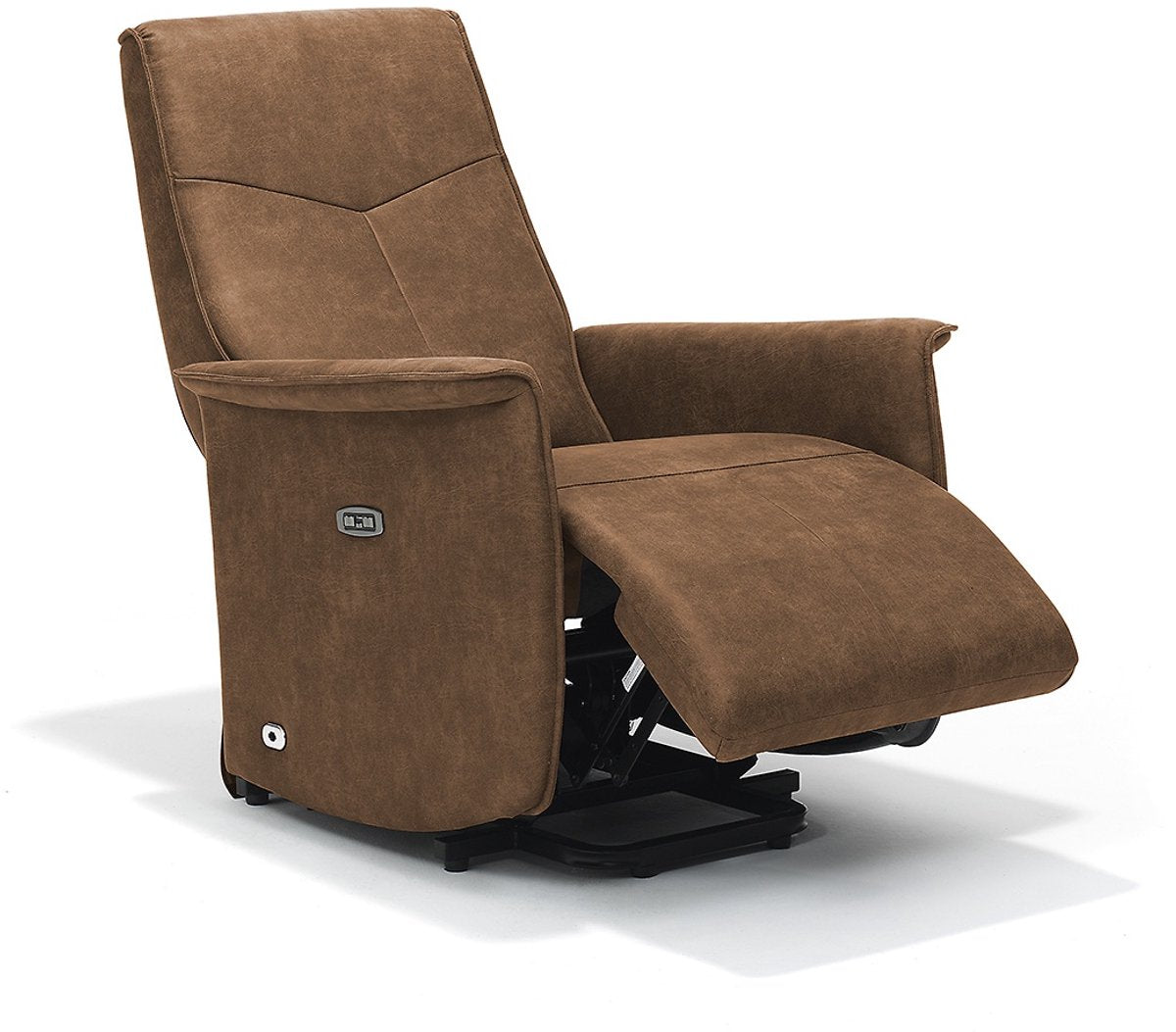 Opsta fauteuil Jens – Microleder – Met accu – 2 Motoren