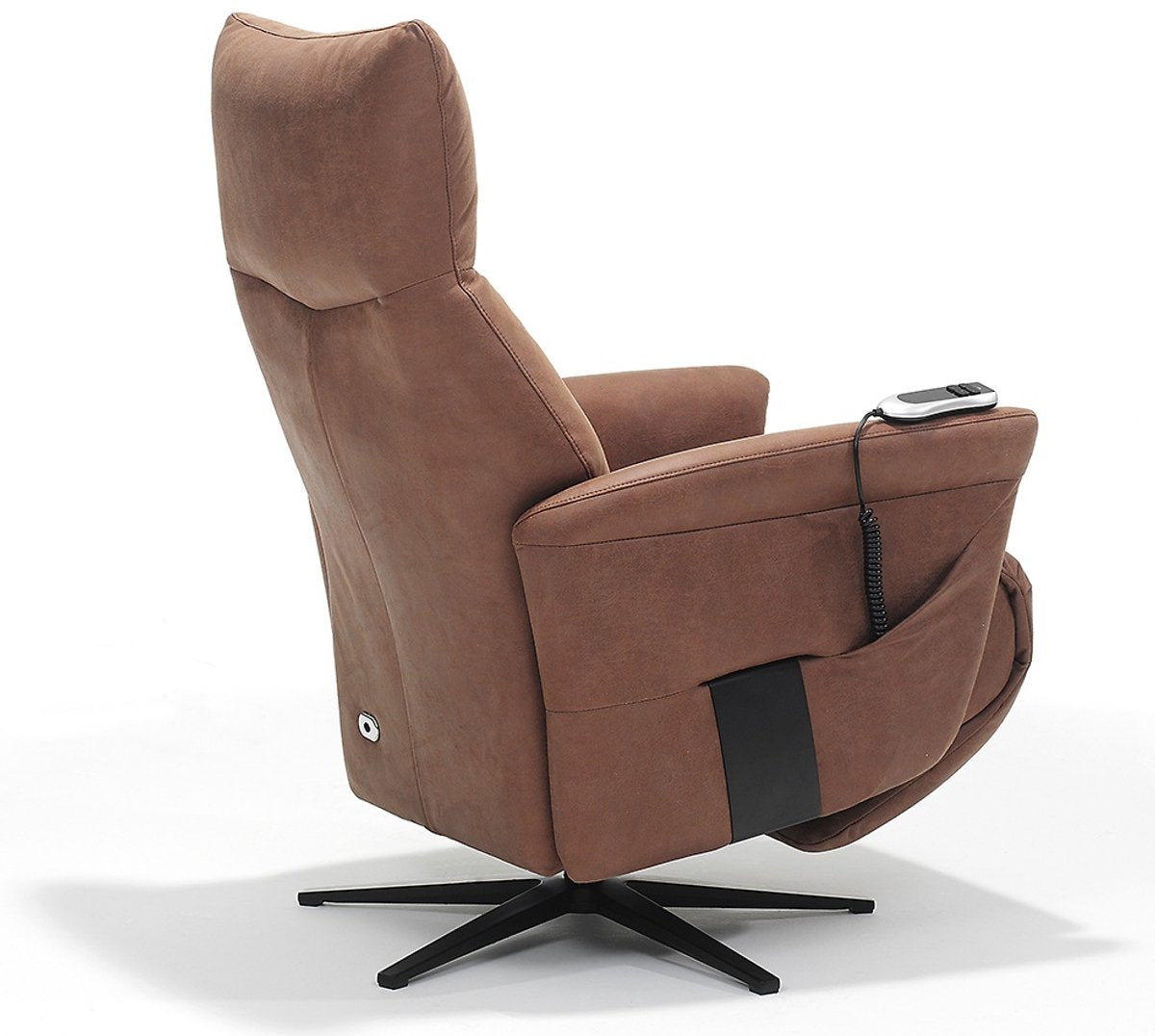 Relaxfauteuil Ravi – Micro Leder – Met accu – 180° Draaibaar