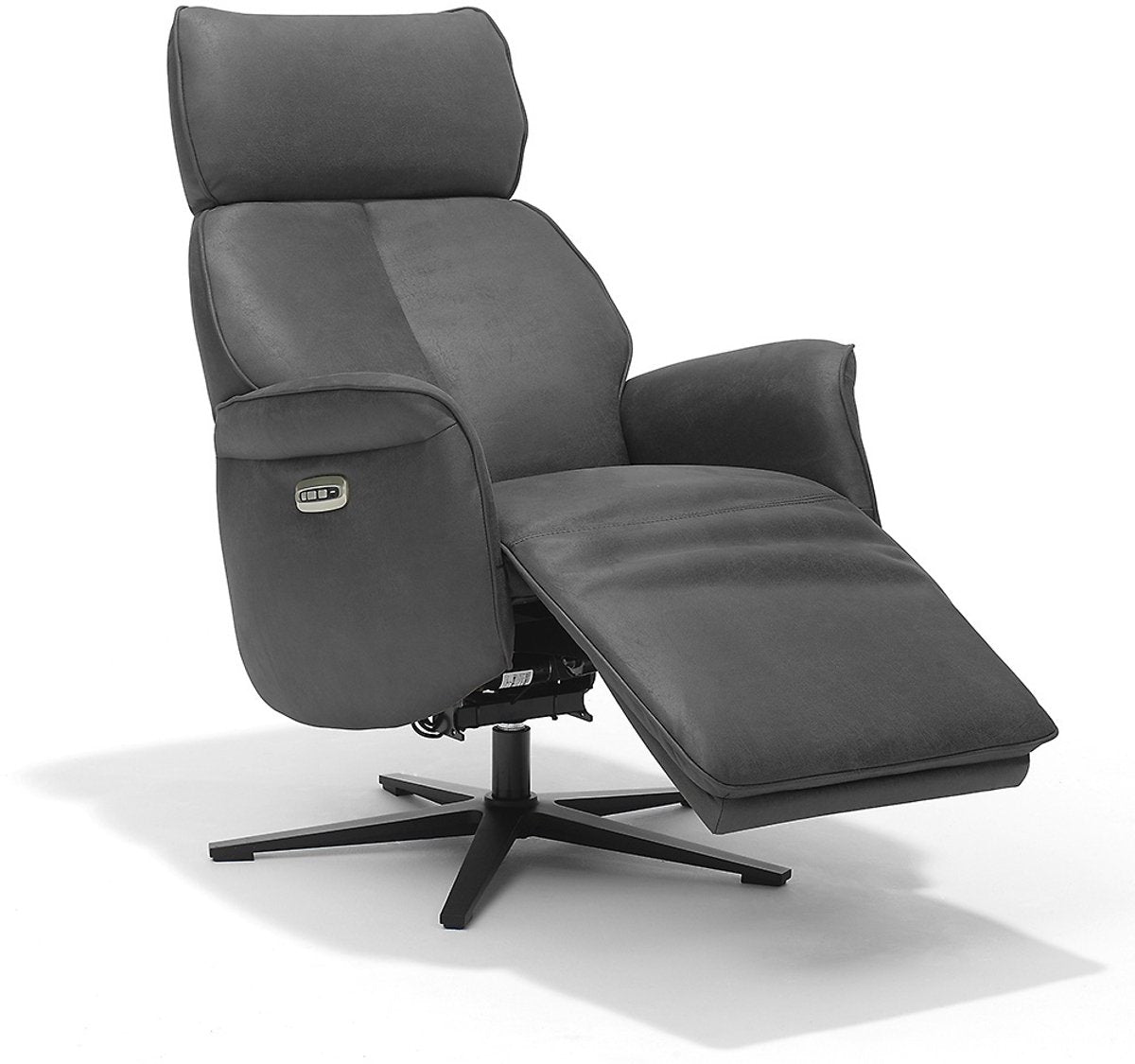 Relaxfauteuil Luuk – Micro Leder – Met Accu – 360° Draaibaar