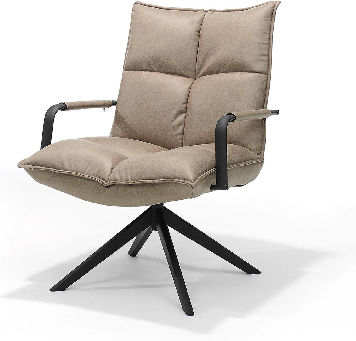 Draaifauteuil Floris – Micro Leder – 360 graden draaibaar