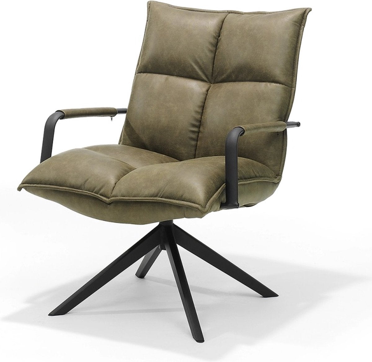 Draaifauteuil Floris – Micro Leder – 360 graden draaibaar