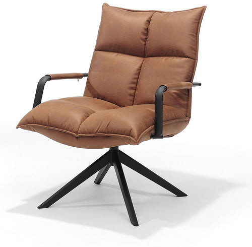 Draaifauteuil Floris – Micro Leder – 360 graden draaibaar
