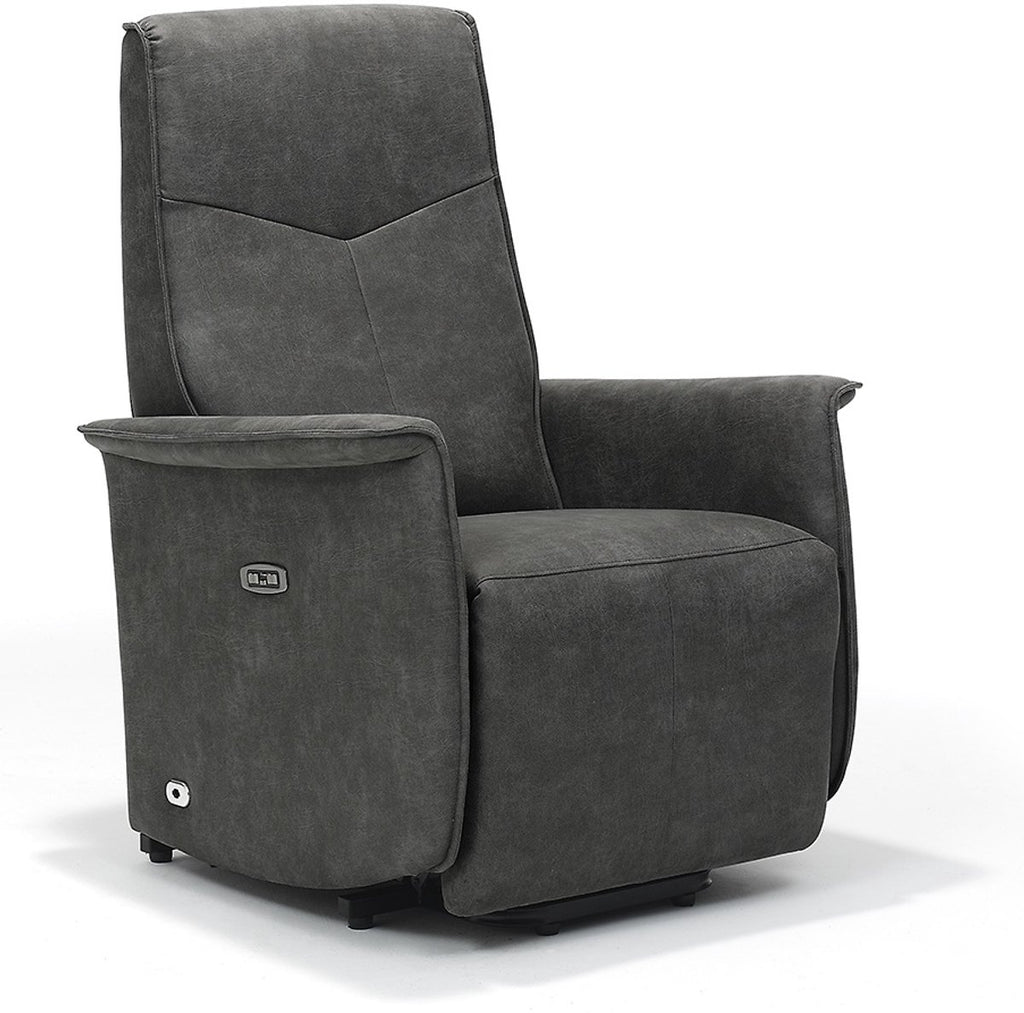 Opsta fauteuil Jens – Microleder – Met accu – 2 Motoren