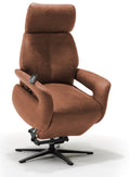 Opsta fauteuil Milo – Microleder – Met accu – 2 Motoren – 360° Draaibaar