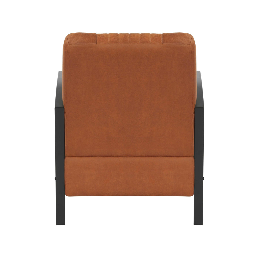 Fauteuil Rowan – Comfortabele Loungestoel in Bull Microleder – Volledig Gemonteerd