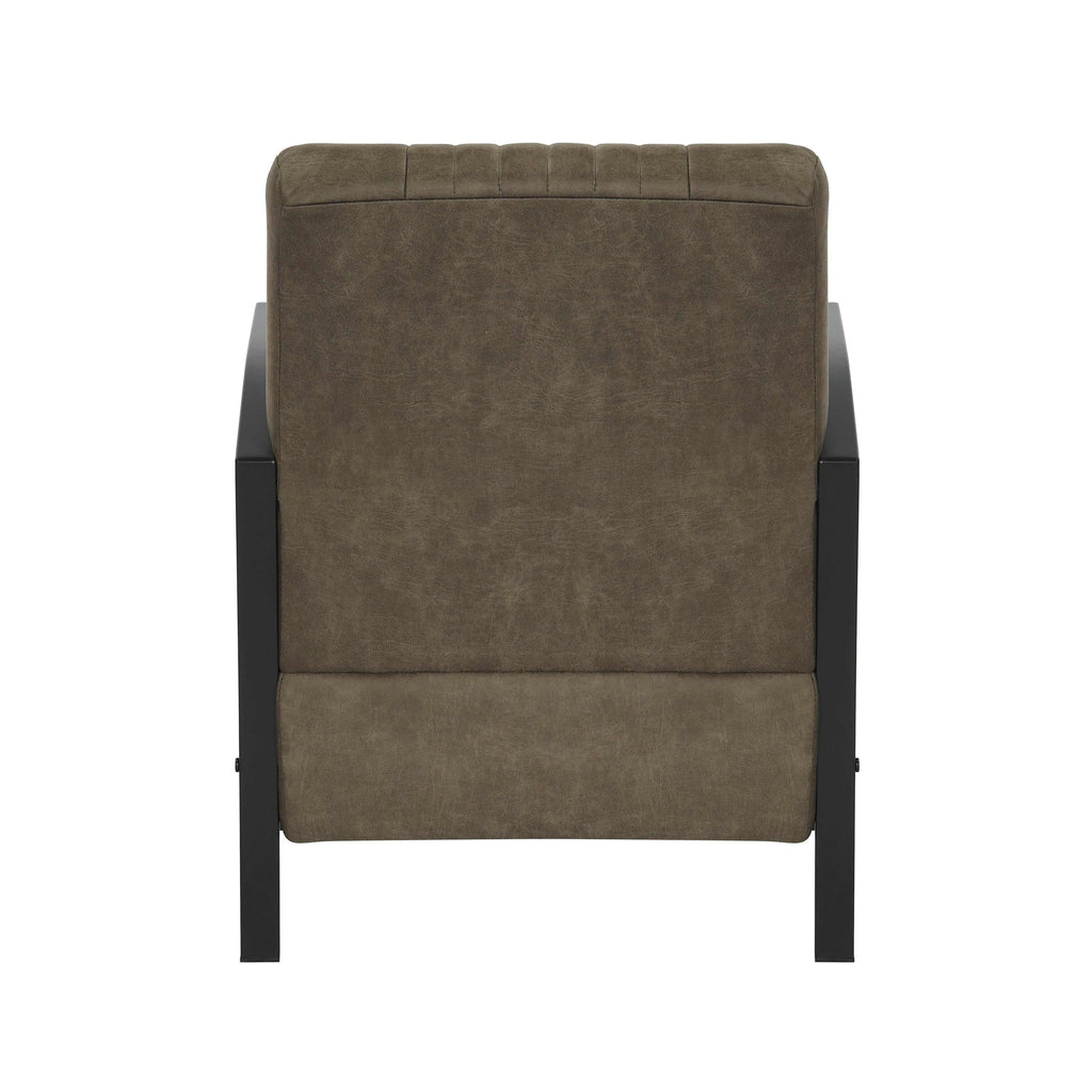 Fauteuil Rowan – Comfortabele Loungestoel in Bull Microleder – Volledig Gemonteerd