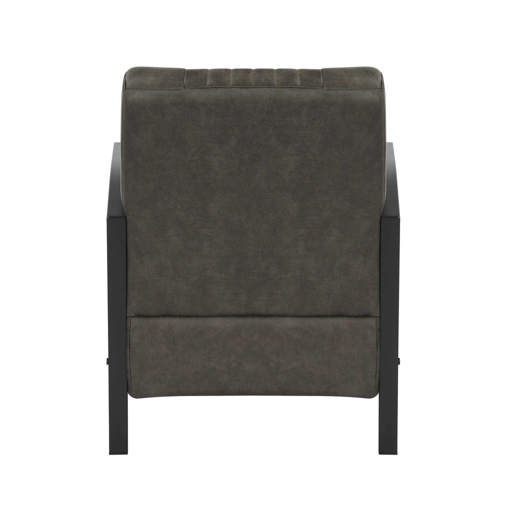 Fauteuil Rowan – Comfortabele Loungestoel in Bull Microleder – Volledig Gemonteerd